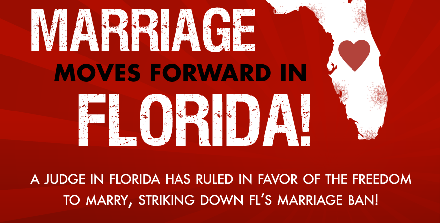 Marriage Moves Forward in Florida