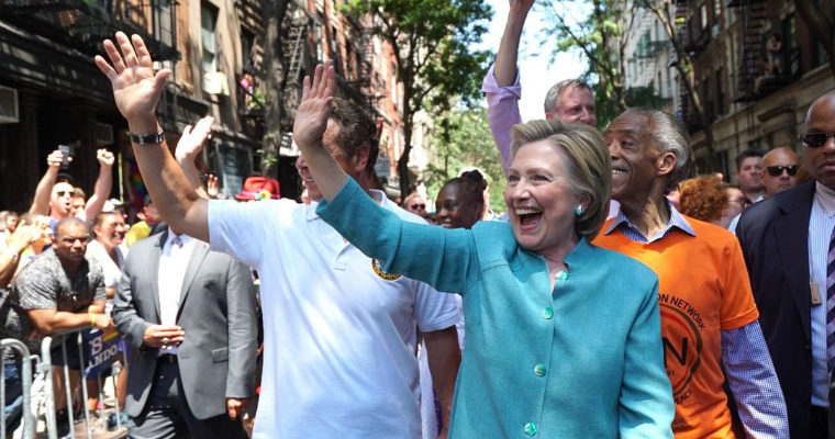 Hillary Clinton at NYC Pride