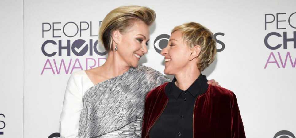 Ellen DeGeneres and Portia DeRossi