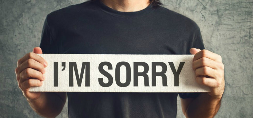 Celebrity apologies