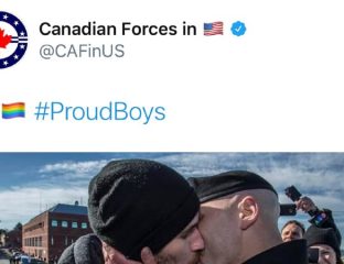 LGBTQ Twitter users vs. Proud Boys