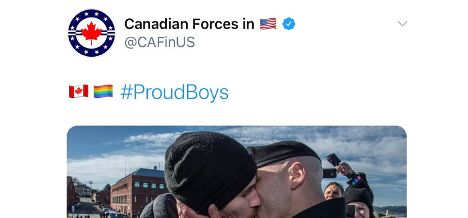 LGBTQ Twitter users vs. Proud Boys
